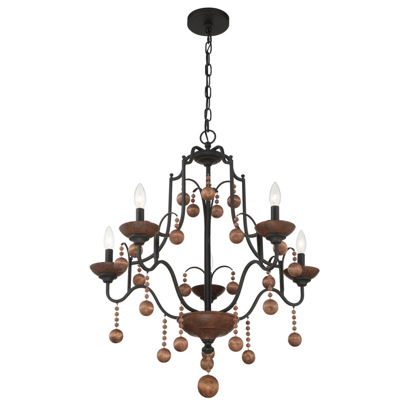 Etosha 5 - Light Dimmable Empire Chandelier