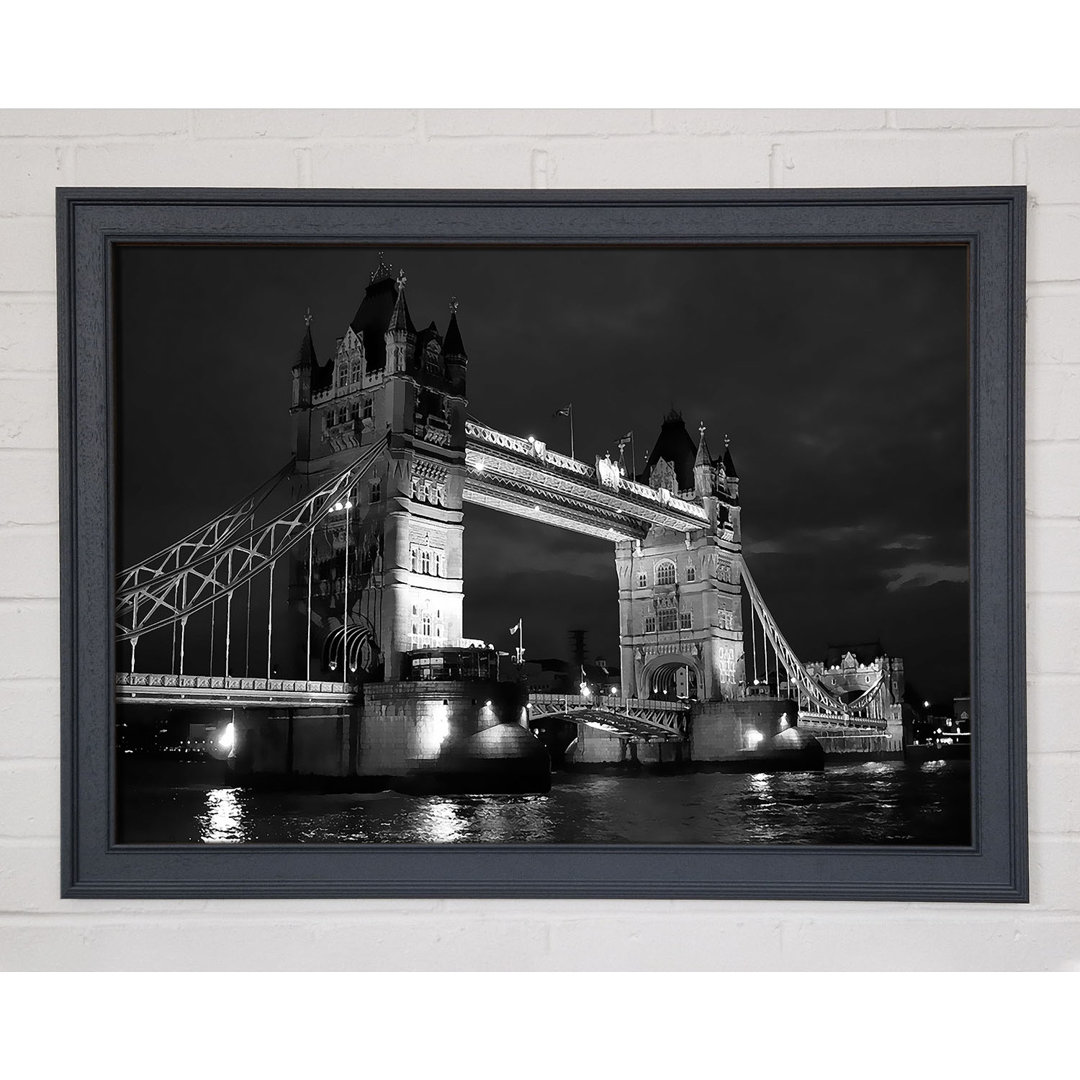 Gerahmtes Leinwandbild London Bridge Black Beauty