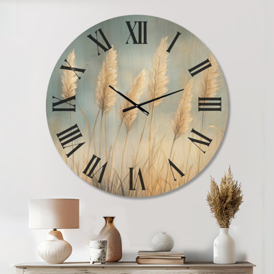 Solid Wood Analogue Wall Clock