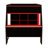 Gaming Loft Bed Frame, Desk Included, RGB Lighting, USB Ports, 6 Cubbies, 6 Drawers-1229128810