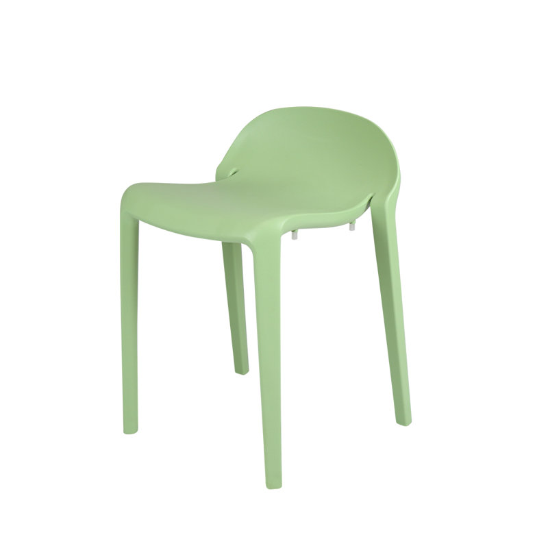 Gardunio 18.1" Low Back Short Stool, Set of 2, Green