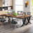 Aromola Metal Base Computer Desk-973304942