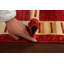 Tapis rouge noué à la main de conception unique 2 pi 9 po x 8 pi 1 po