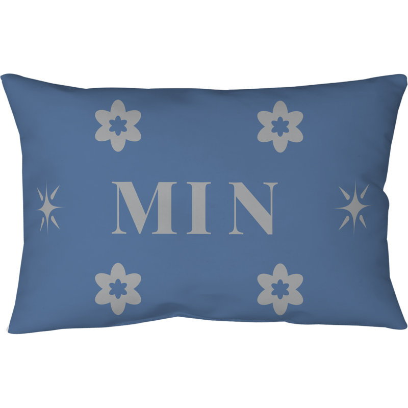 Coussin en simili suède bleu marine, blanc, vert, Minneapolis Basketball 20 po x 14 po, Blanc / Bleu