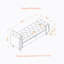 Banc de rangement rembourré et capitonné-1013781622