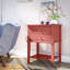Deonni 56cm W Solid Wood Bedside Table-2044766031
