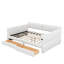 Grand lit plateforme tapissier avec port USB et tiroirs-550364435