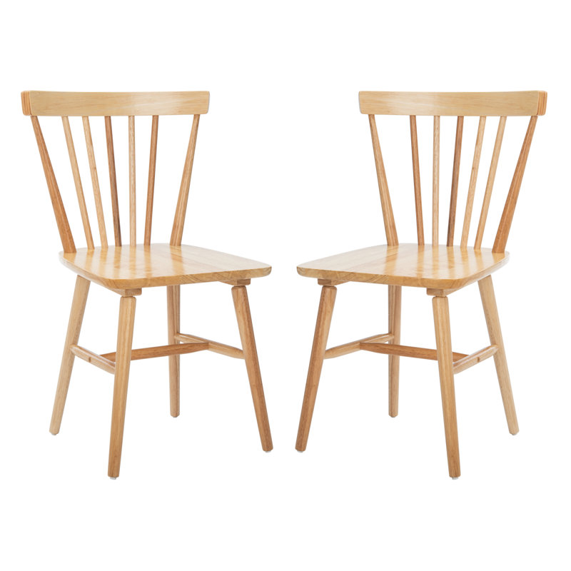 Chaise en bois massif Antoya, Naturel