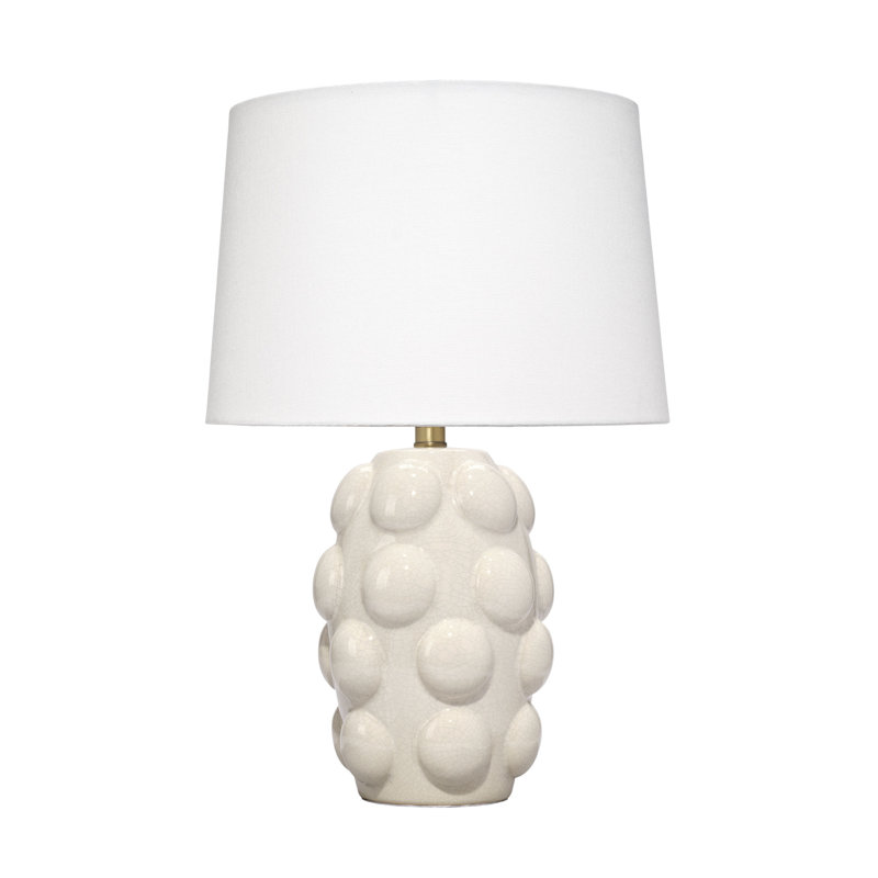 Silas Ceramic Table Lamp with Linen Shade