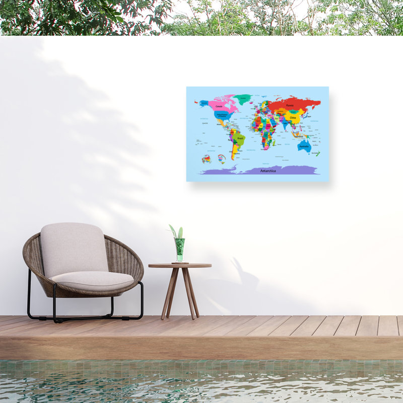 Canvas Education Wall Decor, 16" H x 24" W