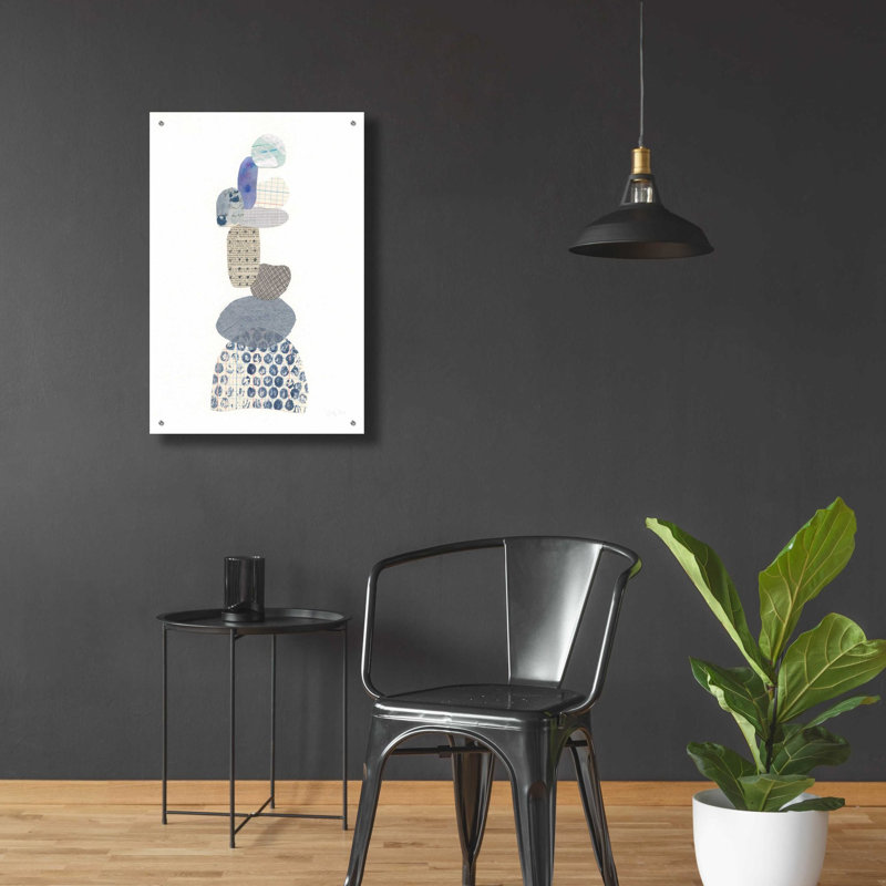 «Whimsy I» par Courtney Prahl, art mural en verre acrylique, H 36 po x l 24 po x P 0,2 po