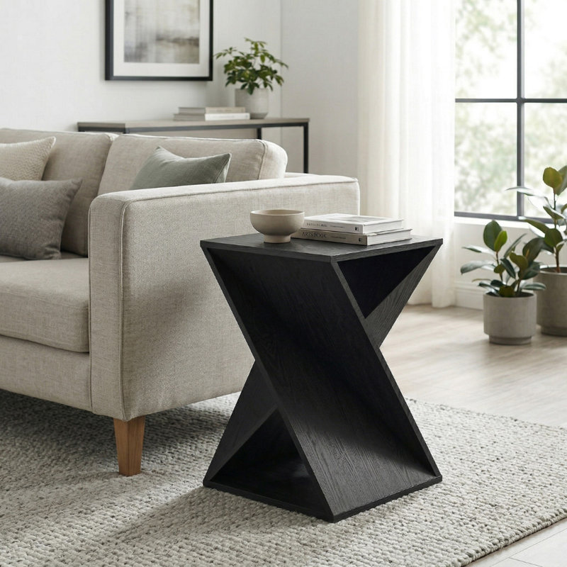 Table de bout Caelah, Noir