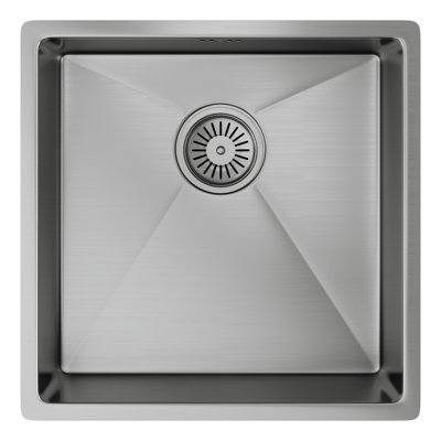 Belfry Kitchen Victorina 440mm W Single Bowl Stainless Steel Kitchen Sink 0