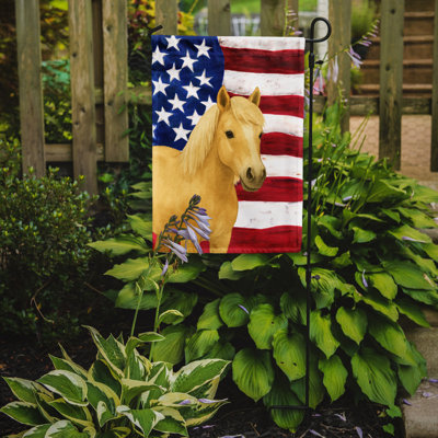 Drapeau de jardin américain Palomino Welsh Pony