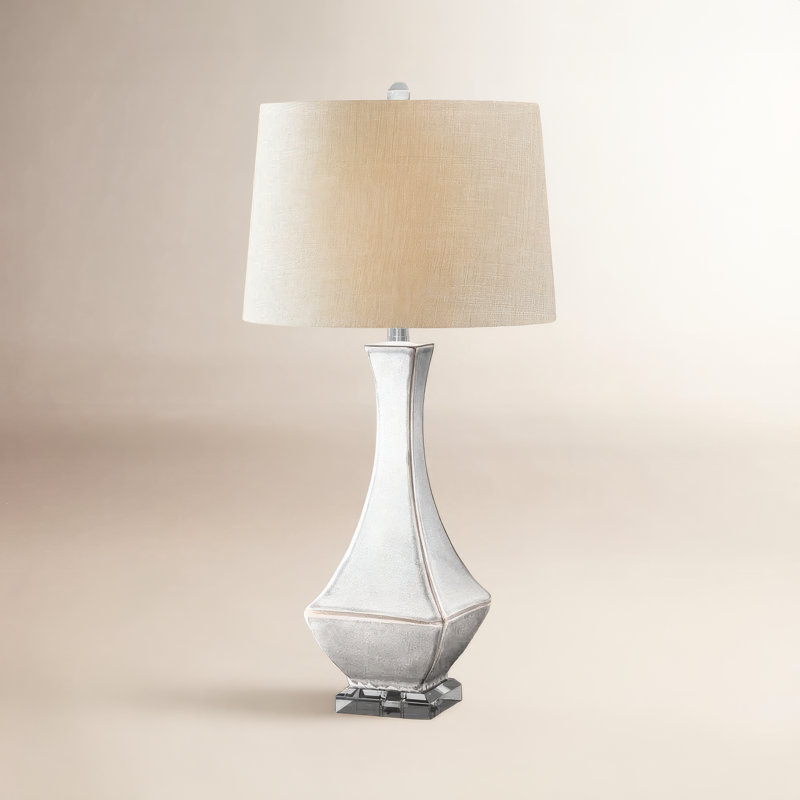 Sterling Table Lamp, White/Cream