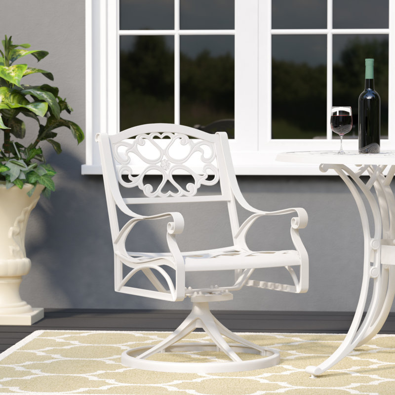 Claremont Outdoor Dining Armchair, White