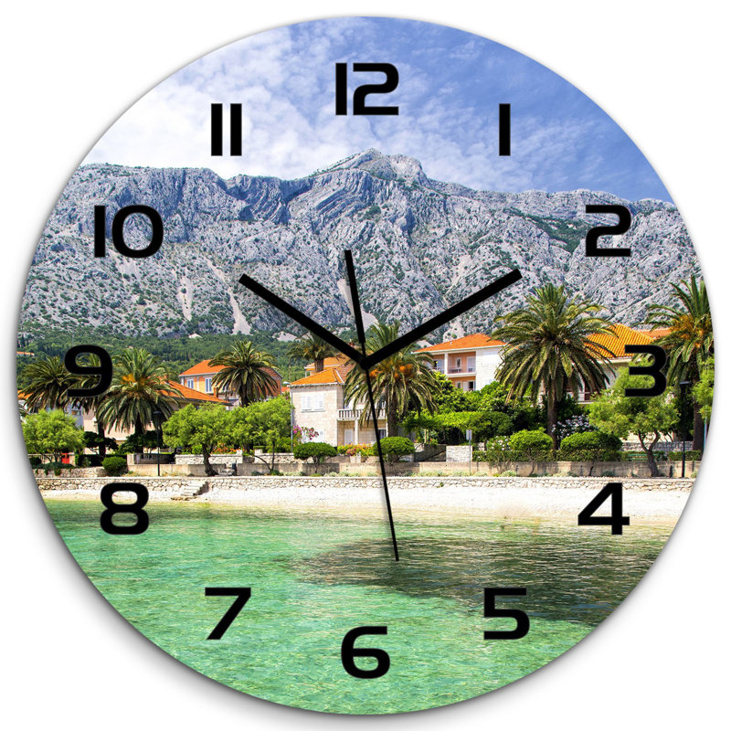 Jetzabel Glass Wall Clock