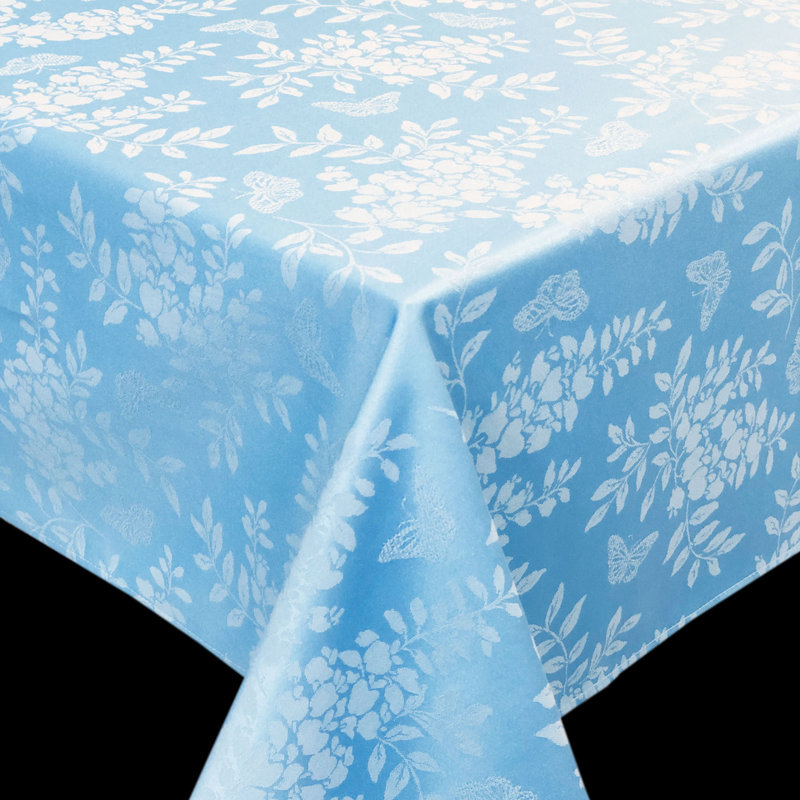 Grimsby Cotton Blend Tablecloth, Blue