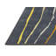Tapis abstrait gris / jaune Adalet-35859733