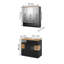 Birbal 2 Piece Bathroom Furniture Suite with Mirror