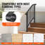 Mains courantes pour les marches extérieures, ensemble de rampes d'escalier à 2 ou 3 marches, rampes transitionnelles en acier au carbone avec trousse d'installation, rampes d'escalier pour personnes âgées, marches en béton, porche et terrasse, arche rétro noire-134228086-134228085