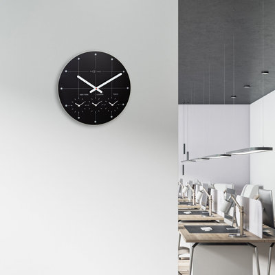 Glass Wall Clock