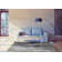 Tapis abstrait gris Arata