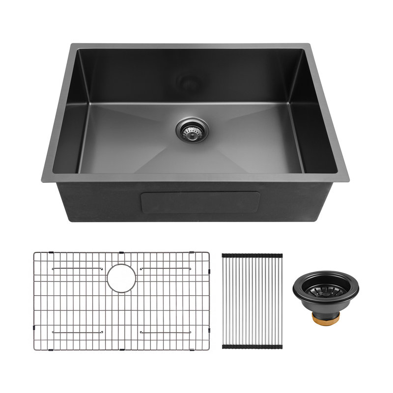 Évier de cuisine encastrable L 30 po x l 21 po avec accessoires