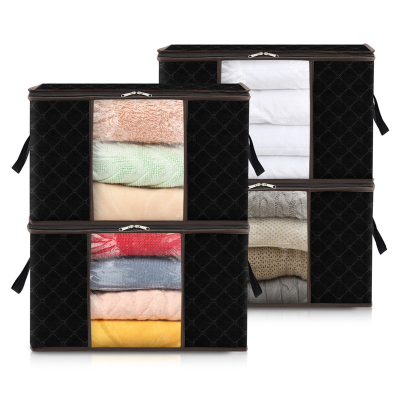Fabric, Polyvinyl Chloride Garment Bag, Black