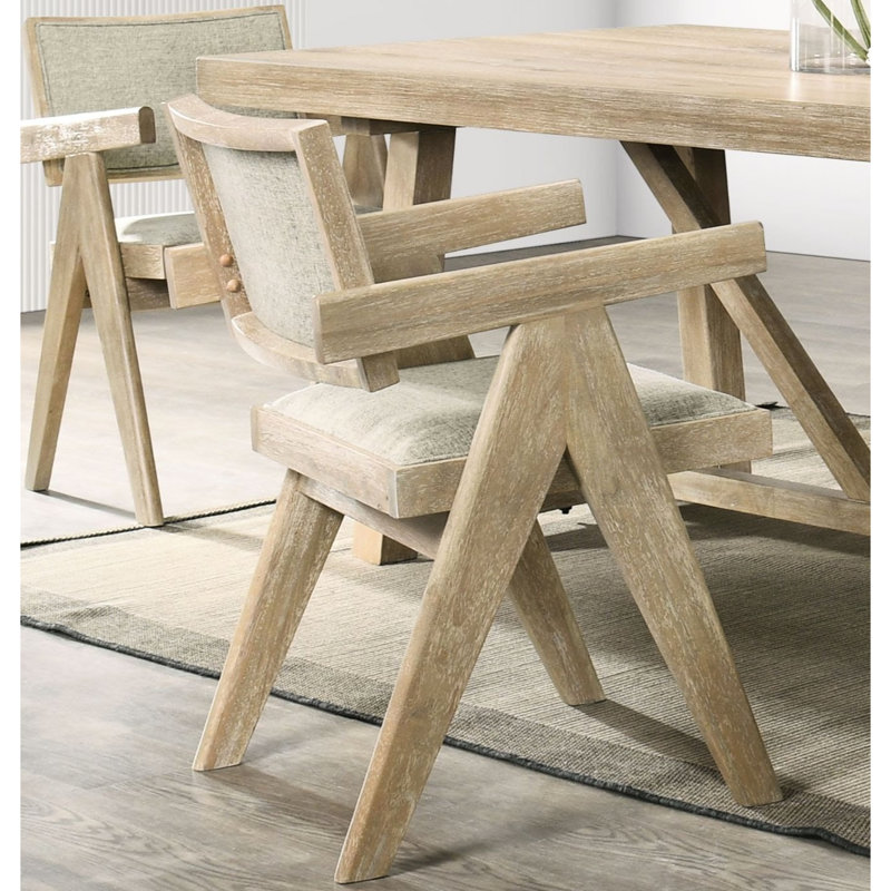 Fauteuils de salle à manger 2 pièces Contemporary, Chêne