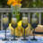 Gradient Long Stem Champagne Flutes