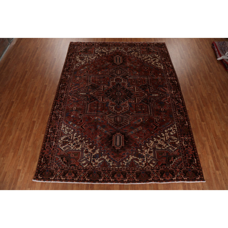 Tapis persan Heriz noué à la main 10 x 13