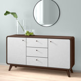 Justine 140Cm Wide 3 Drawer Sideboard