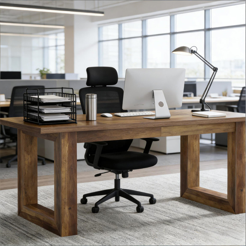 Office Desk (Not Include Stools)