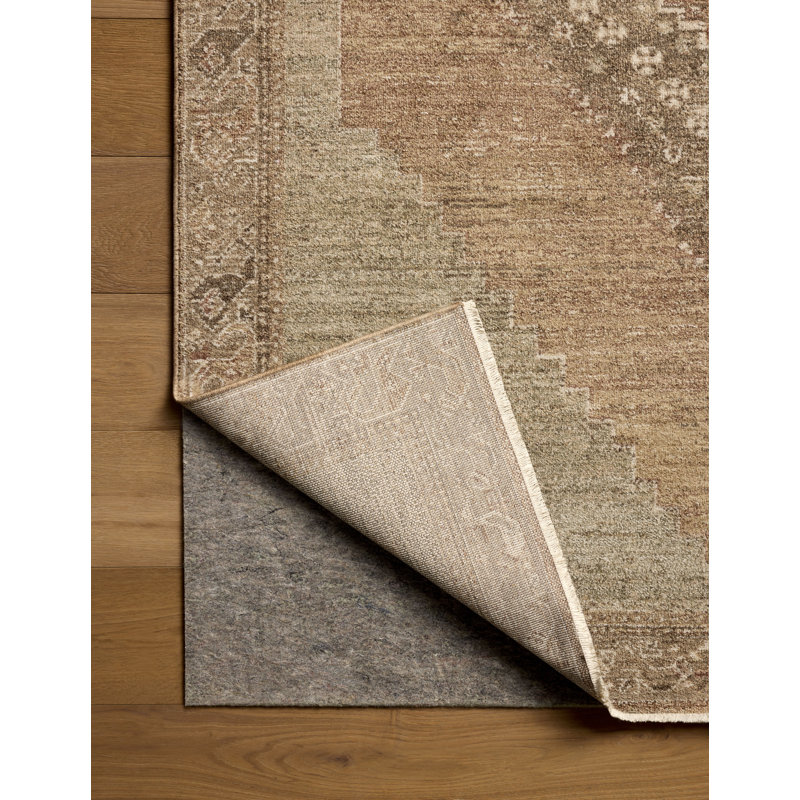 Tapis brun / multicolore Magnolia Home par Joanna Gaines x Loloi Storrie, 9'6" x 13'1"