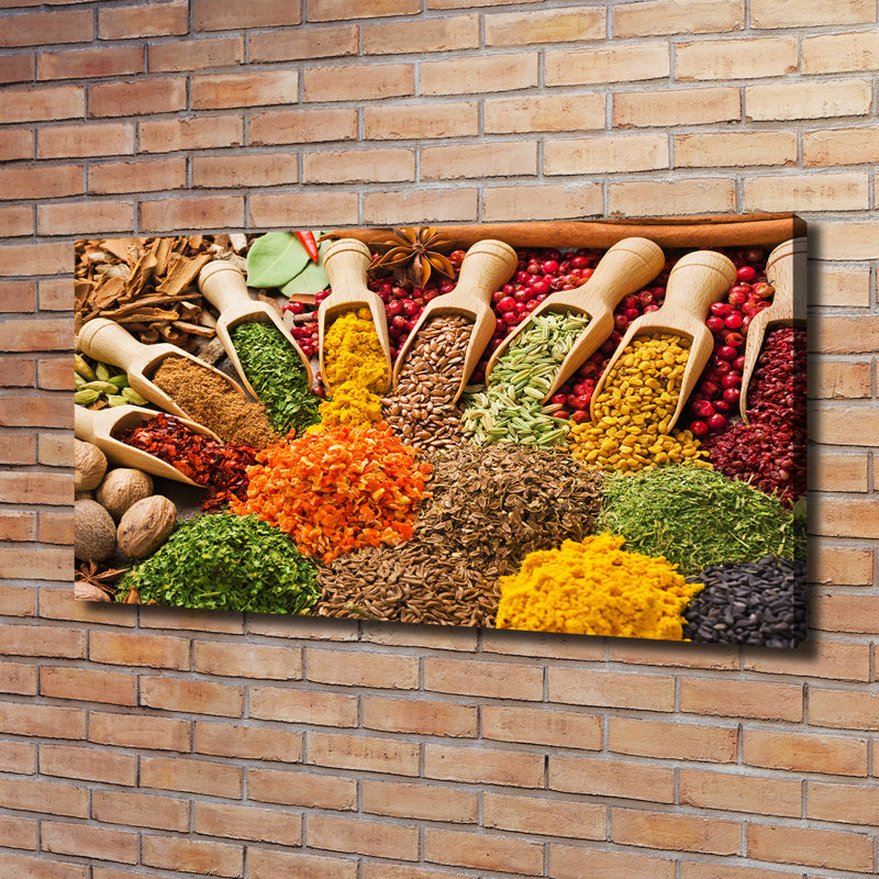 Colourful Spices - Wrapped Canvas Print