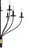 Casius 9-Light Matte Black Chandelier
