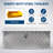 Aluminum Diamond Plate Truck Bed Tool Box - 30x15x15 Inch Weatherproof Storage Chest with Lock, Gas Strut Lid, Side Handles, Organizer Tray, Natural Silver (No Spray, with yellow metal box)-116899514-116899515