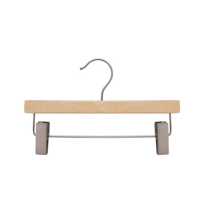 Wood Hangers With Clips for Skirt/Pants