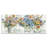 French Cottage Mason Glass Jar Flower Arrangement Bouquet Stretched Canvas Wall Art By Carol Robinson-105386189-105386195