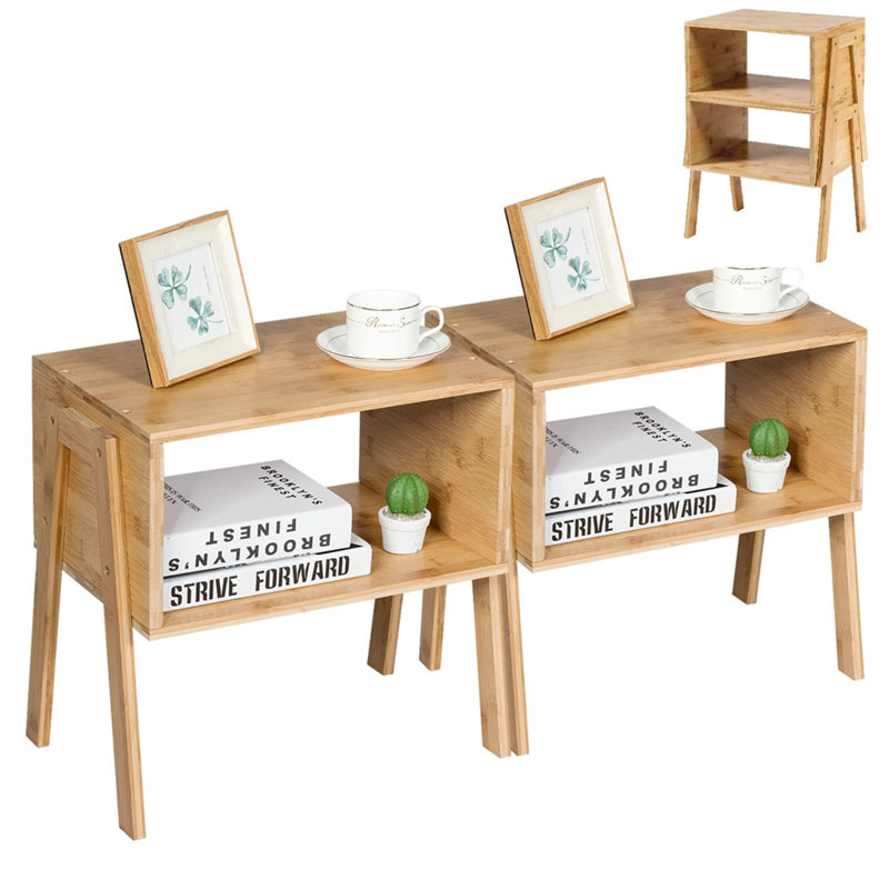 Bartlett 43cm W Solid Wood Bedside Table