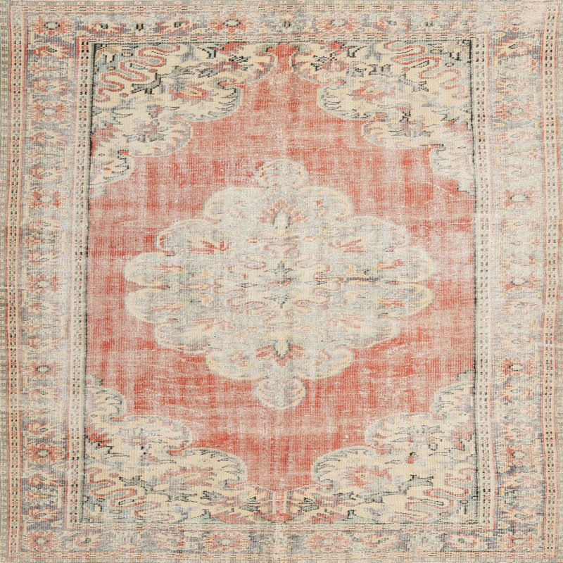 Oriental Indoor Rug, Square 5'