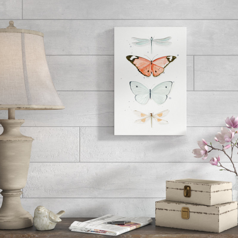 Summer Butterflies I by Jennifer Paxton Parker - Painting Print, 46cm H x 30cm W, Wrapped Canvas