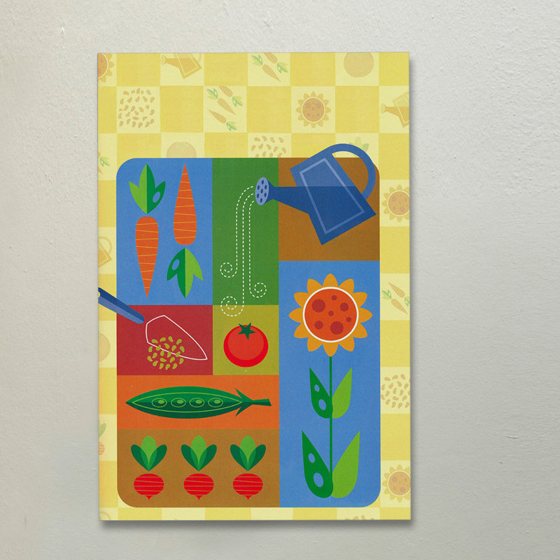 « jardinage »-impression sur toile enroulée, 60" H x 40" W x 1.5" D