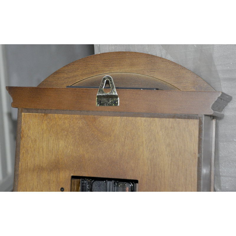 Biglerville 63cm Solid + Manufactured Wood Grandfather Clock