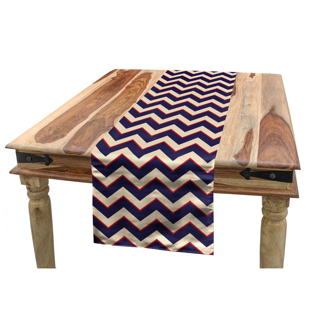 Chevron Table Runner East Urban Home 