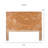 Swirl Rattan Headboard-103236051-103236052