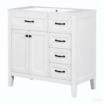 Meuble-lavabo 36 po avec lavabo et tiroirs 36 po