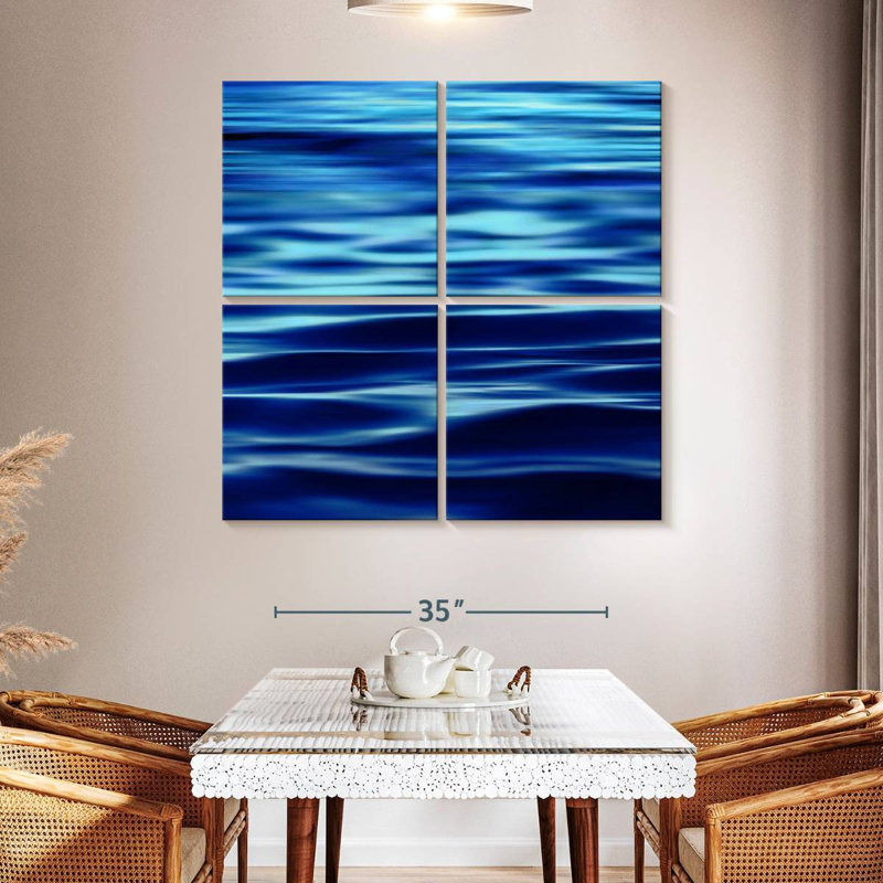 Gillard Vast bleu profond, H 45 po x l 45 po