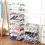 Petite étagère à chaussures, étagère à chaussures étroite et empilable pour vestibule, porte et garde-robe de chambre à coucher-53729220